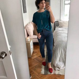 Grana Chinese Silk Drop Shoulder Tee